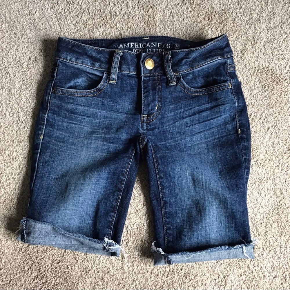 AEO Super Stretch Jegging Shorts - 00